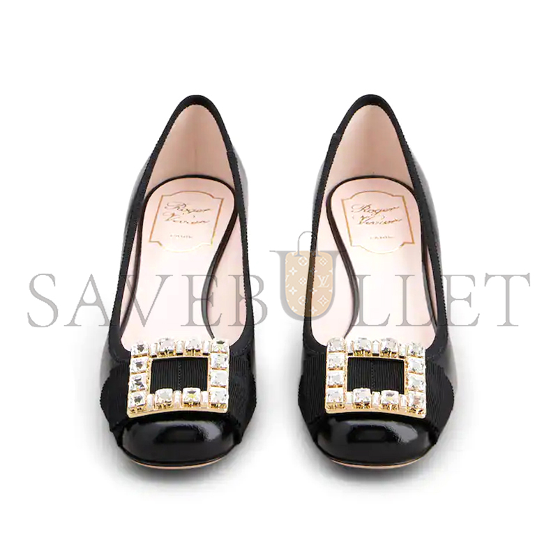 ROGER VIVIER TRÈS VIVIER PUMPS IN PATENT LEATHER RVW51935720TM6B999